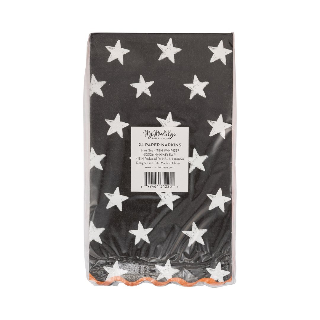 My Mind’s Eye Vintage Halloween Stars Paper Dinner Napkins