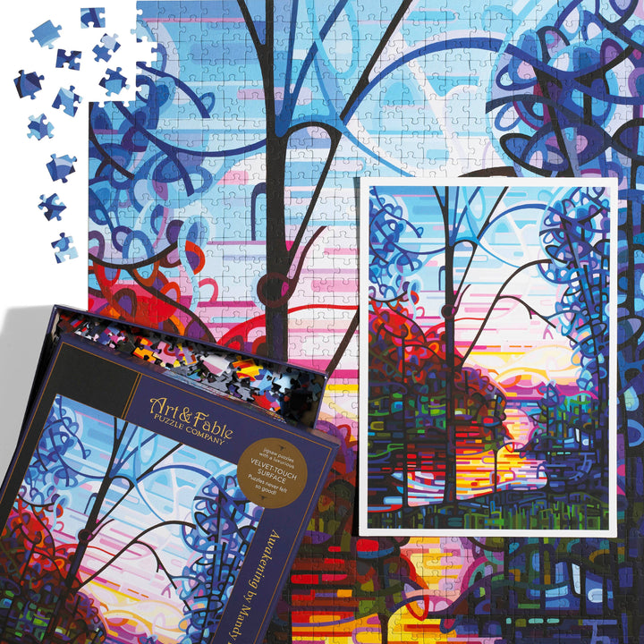 Art & Fable Velvet-Touch Jigsaw Puzzle Awakening