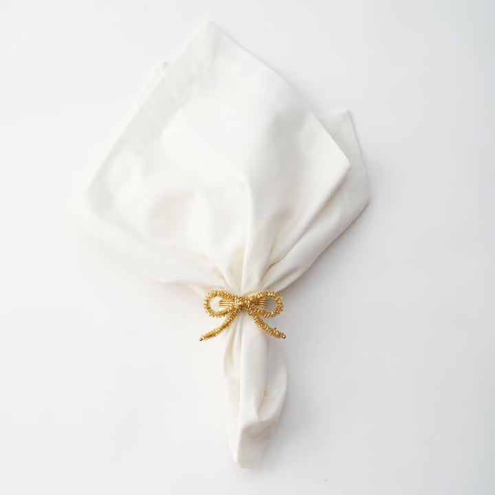 Beaded Bow Napkin Ring