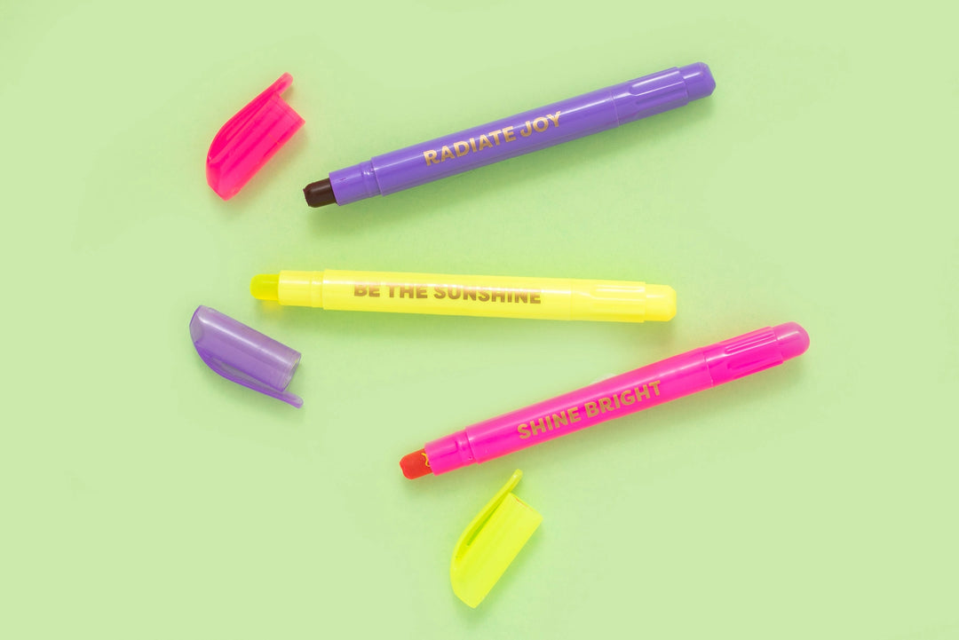 Taylor Elliott Designs Motivational Wax Highlighter Set