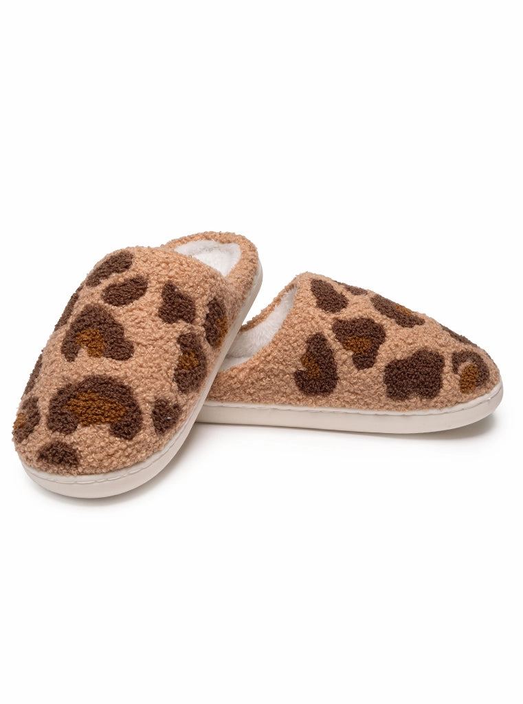 Living Royal Leopard Print Slippers