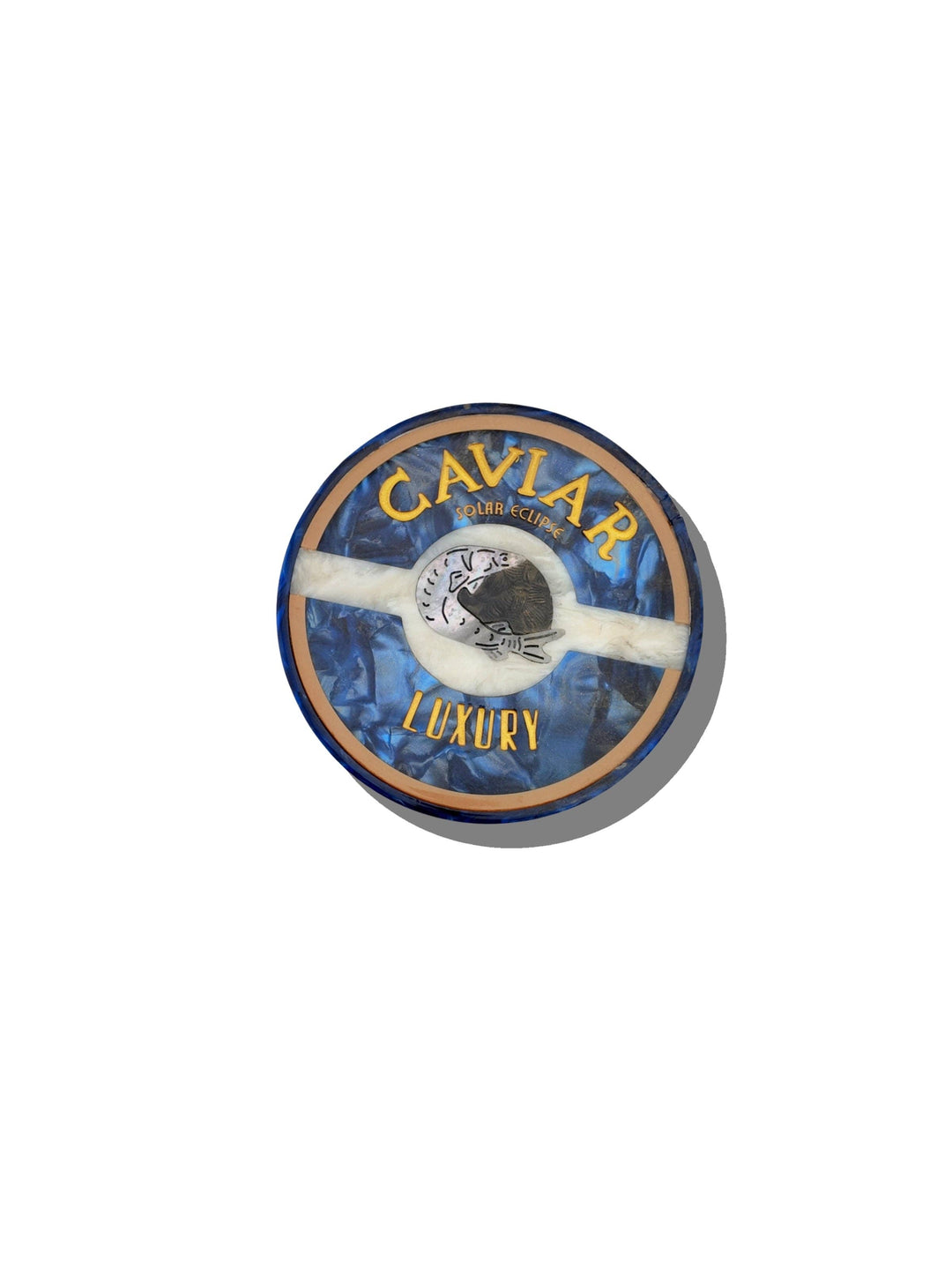 Solar Eclipse Hand-Painted Caviar Trinket Box
