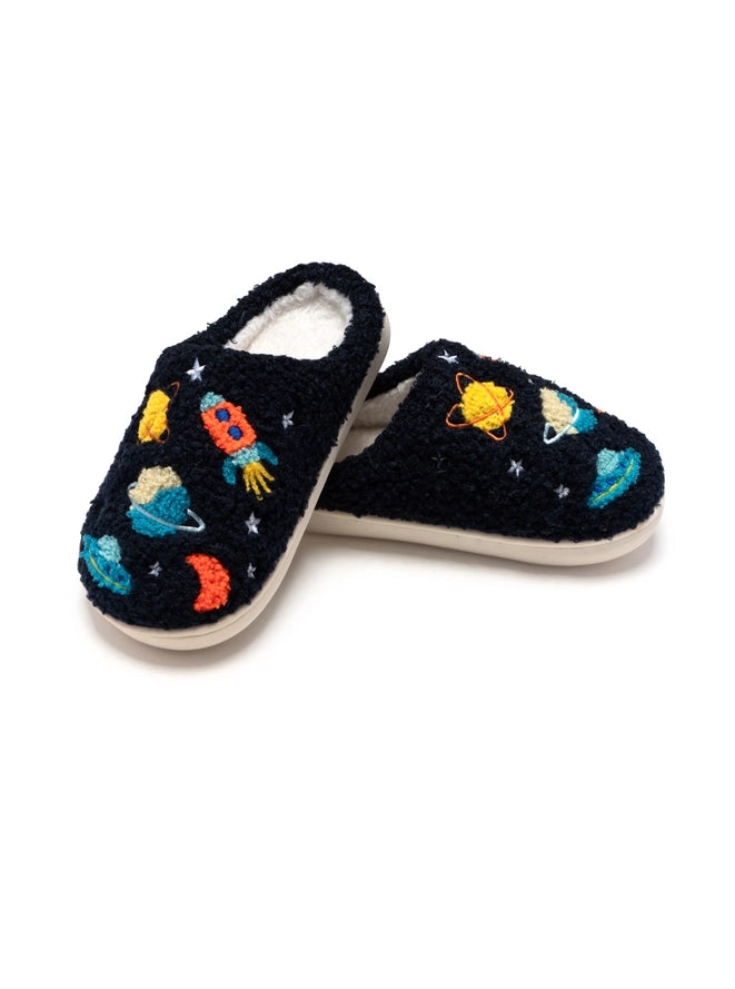 Living Royal Kid's Outer Space Slippers