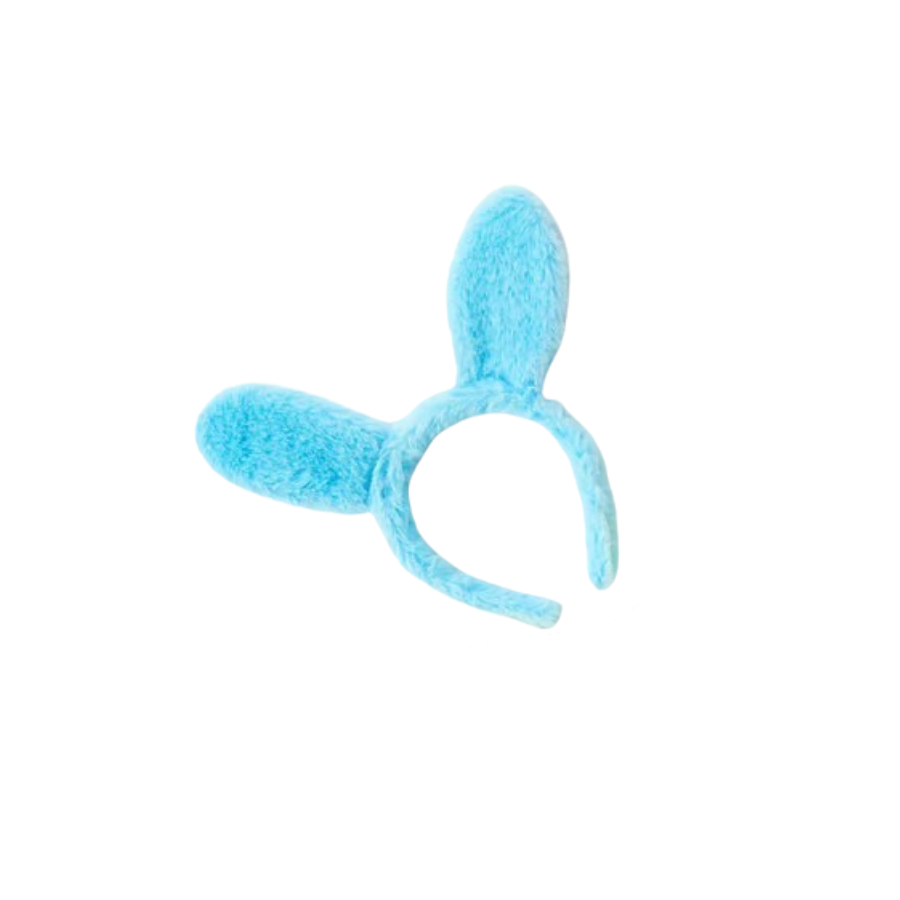 Colorful Fuzzy Bunny Ear Headband