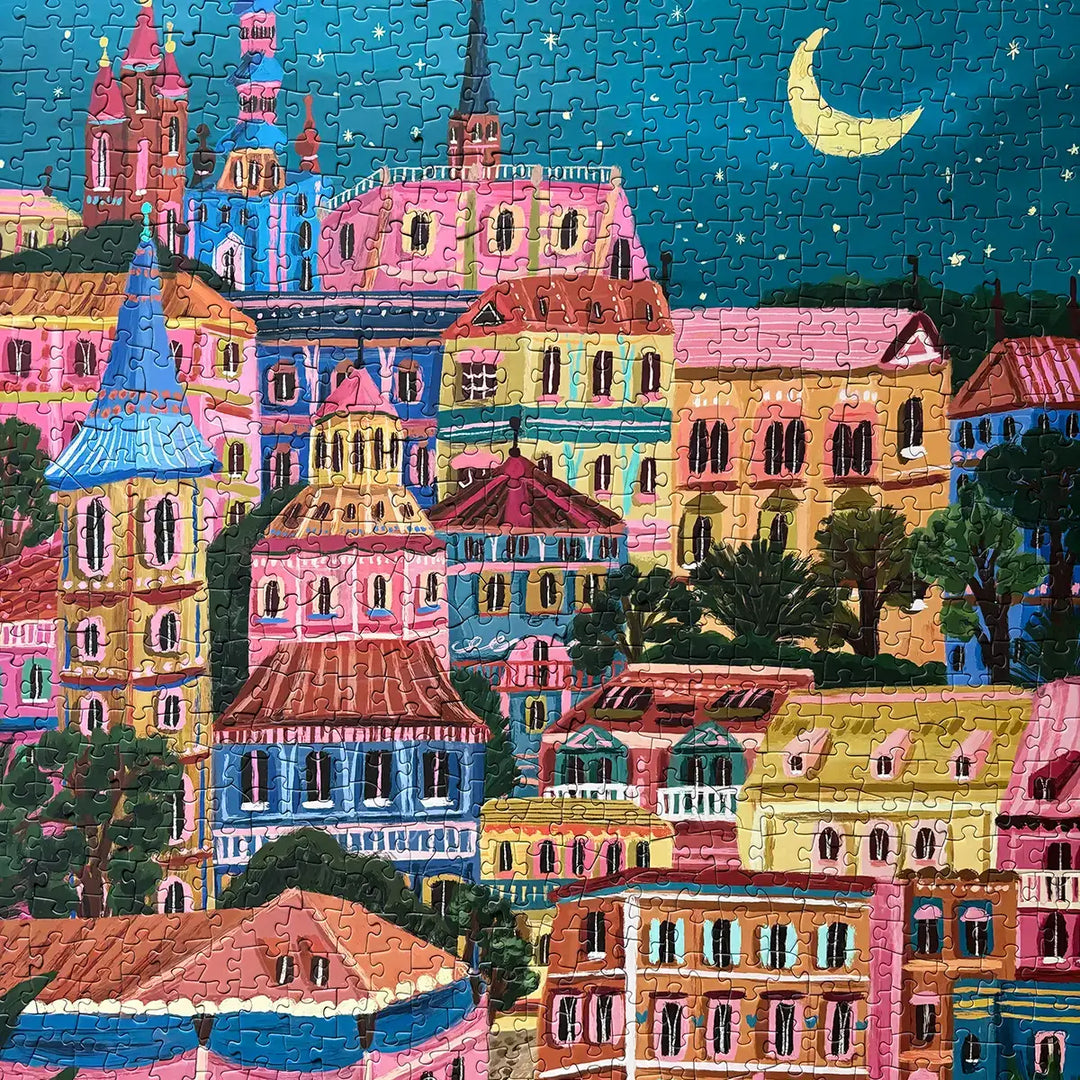 Puzzle Weekend Evening in Prague 1000 Piece Jigsaw Puzzle