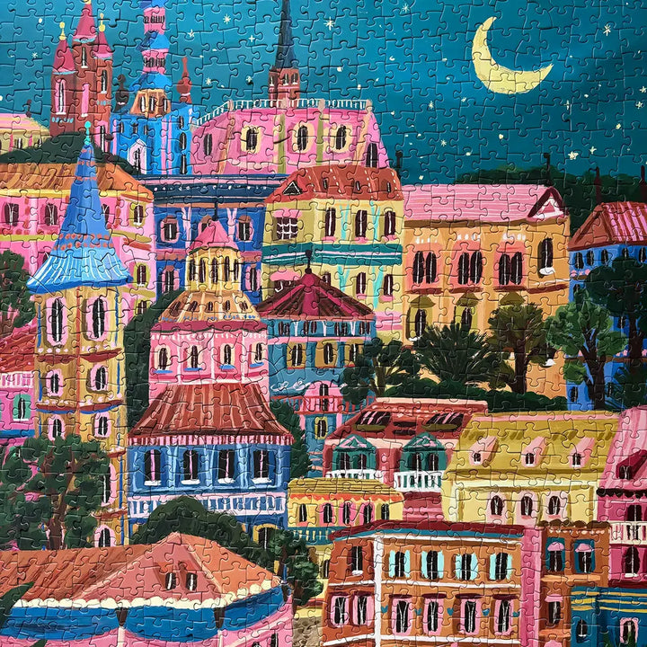 Puzzle Weekend Evening in Prague 1000 Piece Jigsaw Puzzle