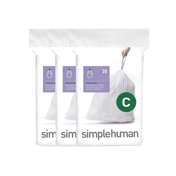 Simplehuman Custom Fit Trash Can Liners
