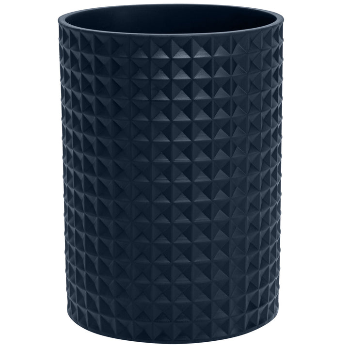 Braemar Navy Blue Resin Waste Basket