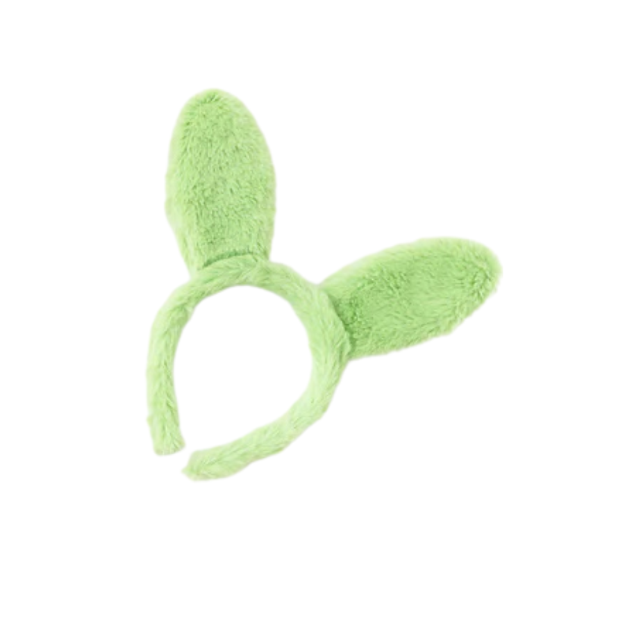 Colorful Fuzzy Bunny Ear Headband