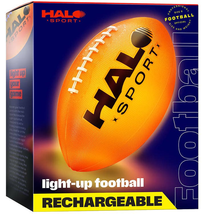 Squad Hero Rechargeable Light Up Football Glow in The Dark Ball