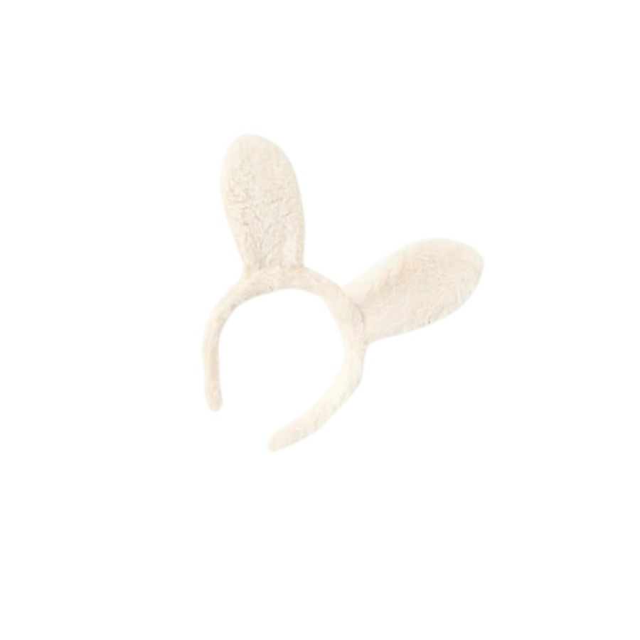 Colorful Fuzzy Bunny Ear Headband