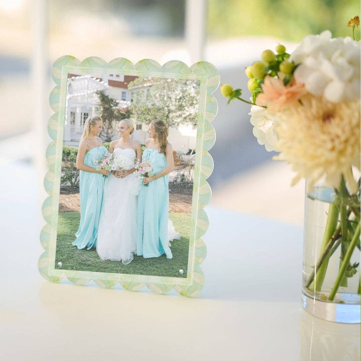 Laura Park Designs Elephant Falls Scalloped Picture Frame