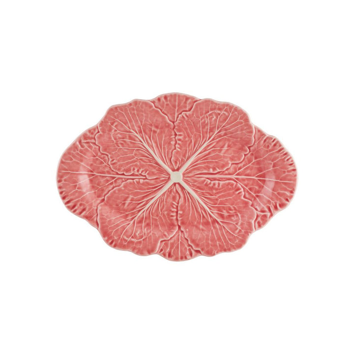 Vista Alegre Bordallo Pinheiro Pink Cabbage Oval Platter