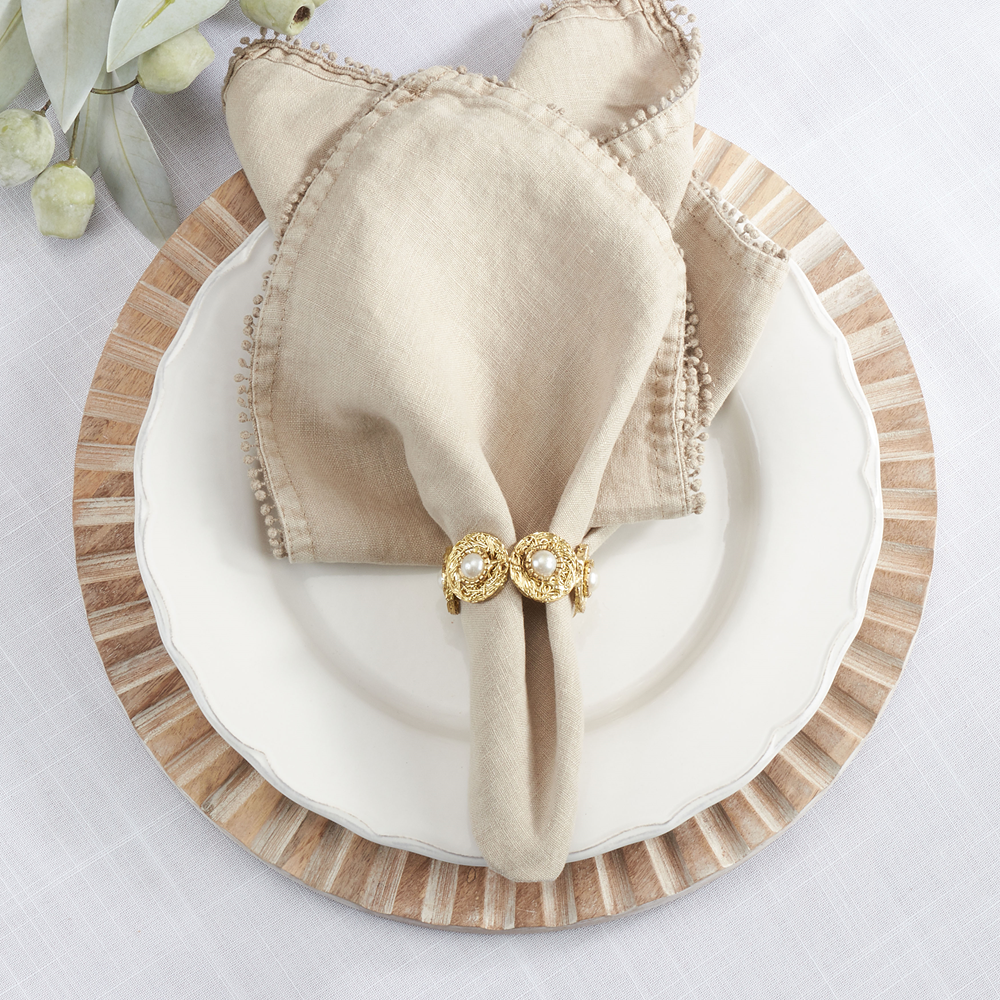 Pearl Bead Napkin Ring