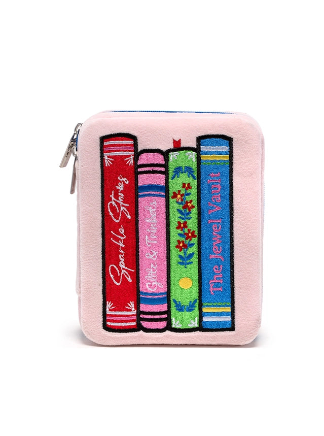 Living Royal Books Velvet Jewelry Zip Case