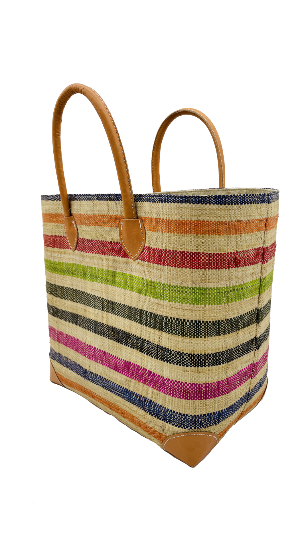 Bag Shebobo Straw Hats Shebobo Rayo Stripes Straw Basket Bag Multi
