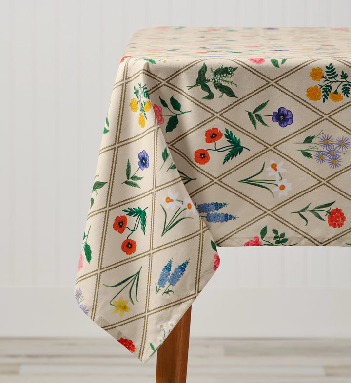 Rifle Paper Co. Garden Study Cotton Tablecloth