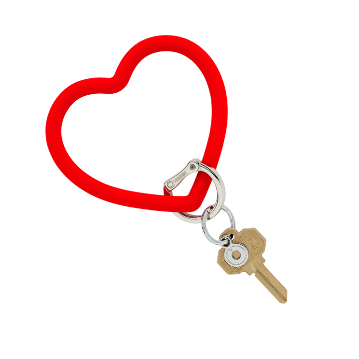 Oventure Silicone Heart Keychain