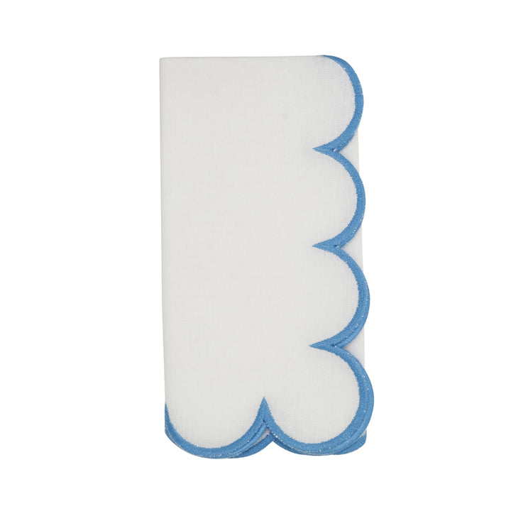 Cotton Scalloped Dinner Napkin