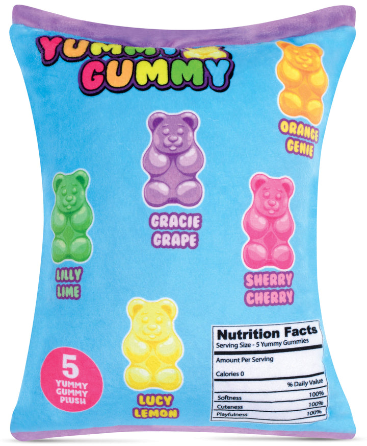 Yummy Gummies Strawberry Scented Packaging Fleece Plush