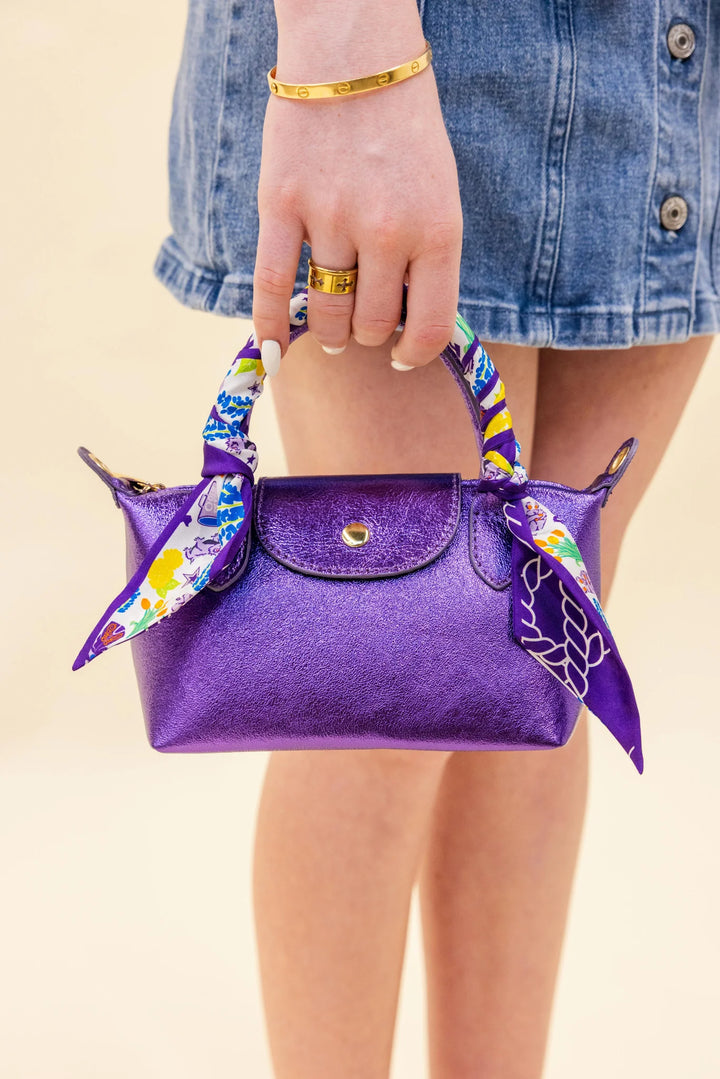 Saturday Silks TCU Horned Frogs Skinny Scarf