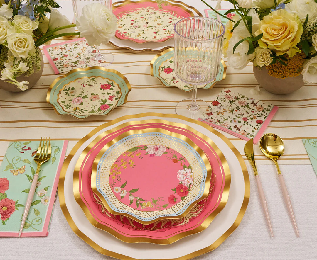 Sophistiplate Rococo Salad Paper Plates