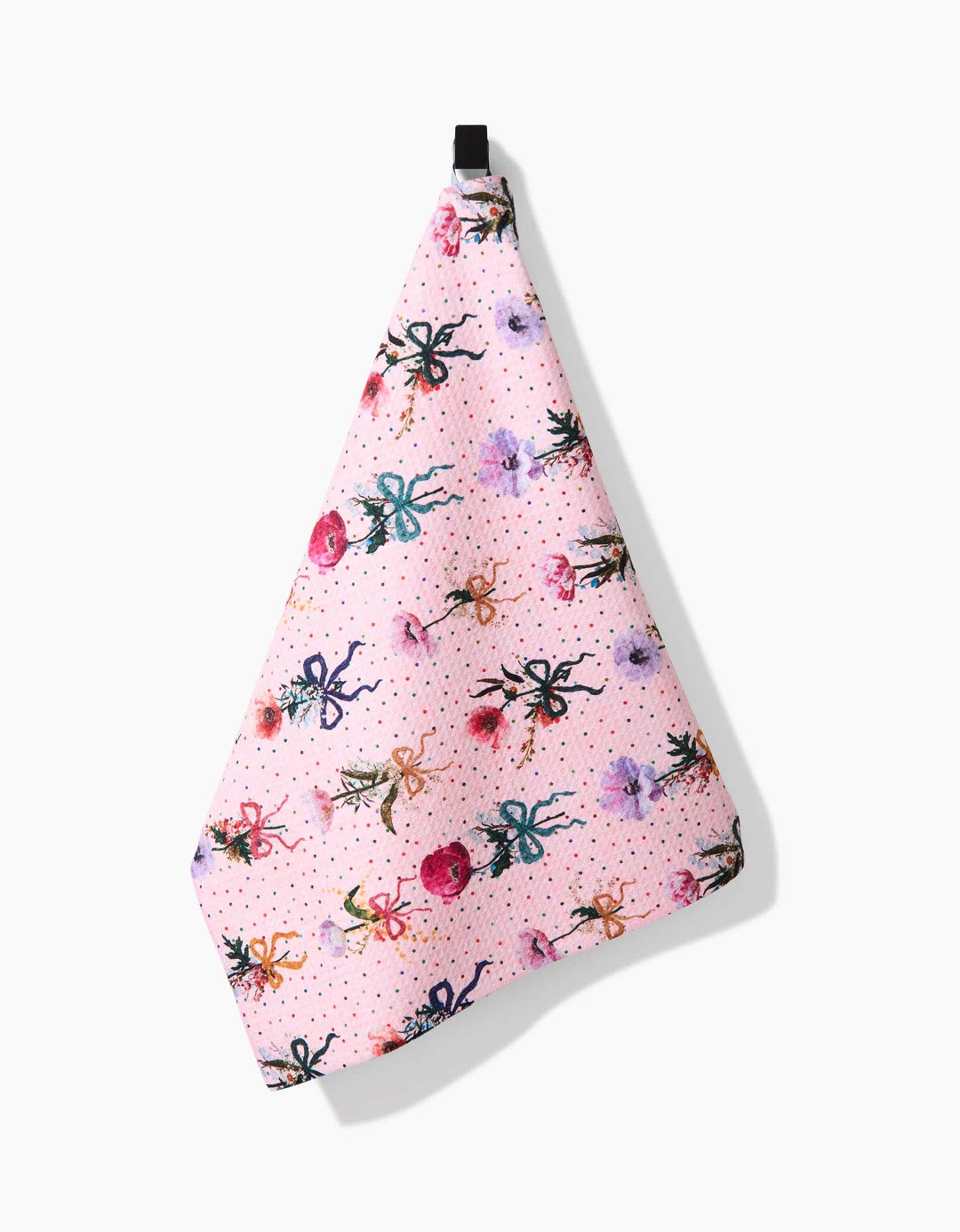 Geometry Bows and Dots Tea Towel