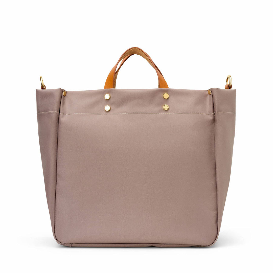 Codie Taupe Nylon Tote