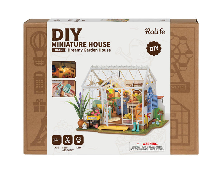 Robotime Dreamy Garden House Rolife DIY Miniature House Kit
