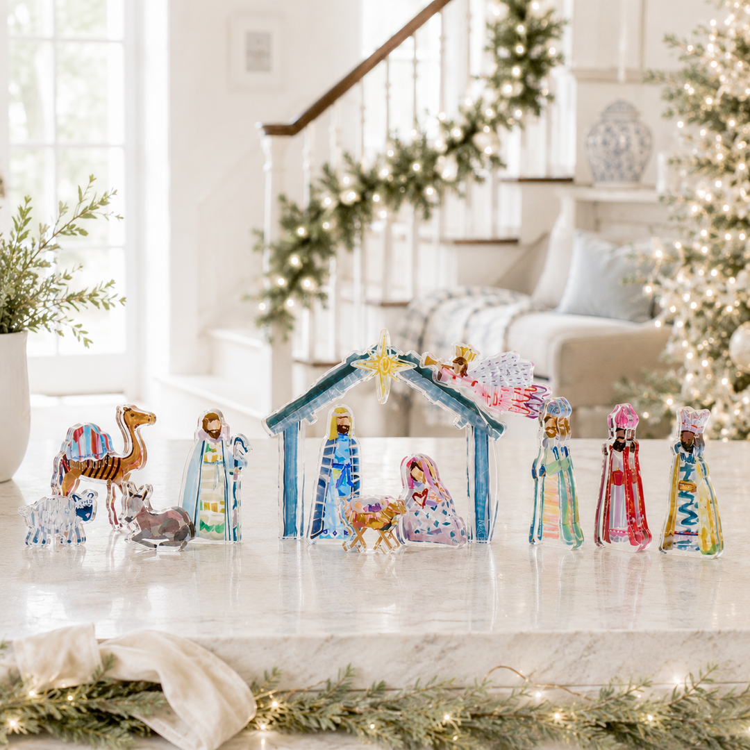 Lauren Dunn The Collected Small Nativity Set Complete Scene