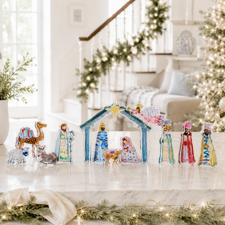 Lauren Dunn The Collected Small Nativity Set Complete Scene