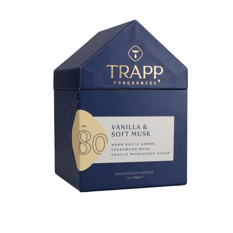 Trapp - House Box Candle - No. 80 Vanilla & Soft Musk