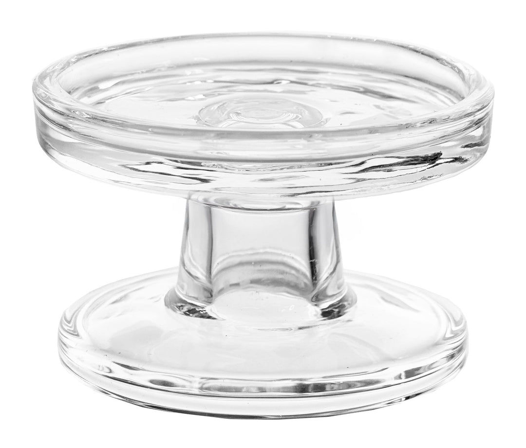 Glass Pedestal Tealight Holder
