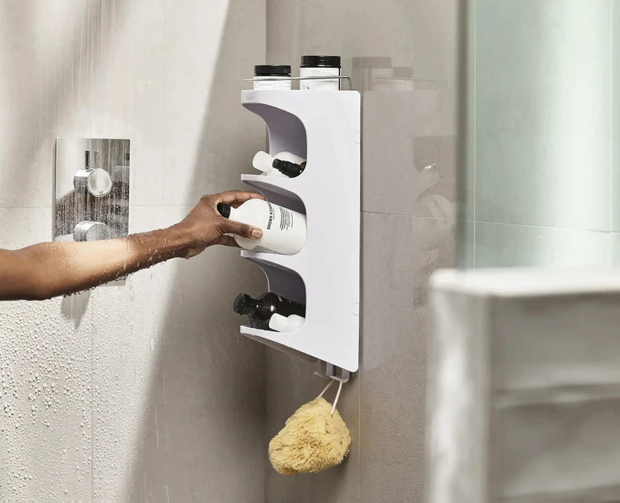 Joseph Joseph Capsule™ 4-tier White Shower Shelf