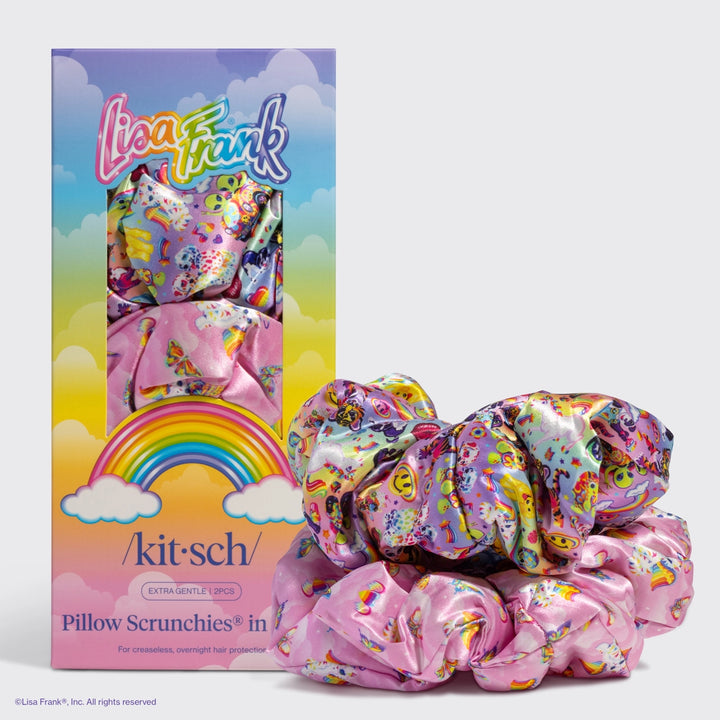 Lisa Frank X Kitsch Satin Pillow Scrunchies®