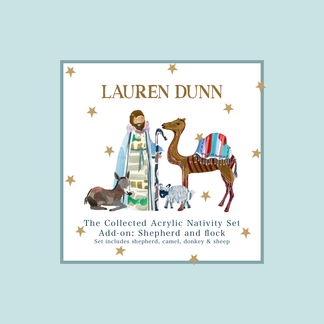 Lauren Dunn Nativity Add On: Shepherd and Flock