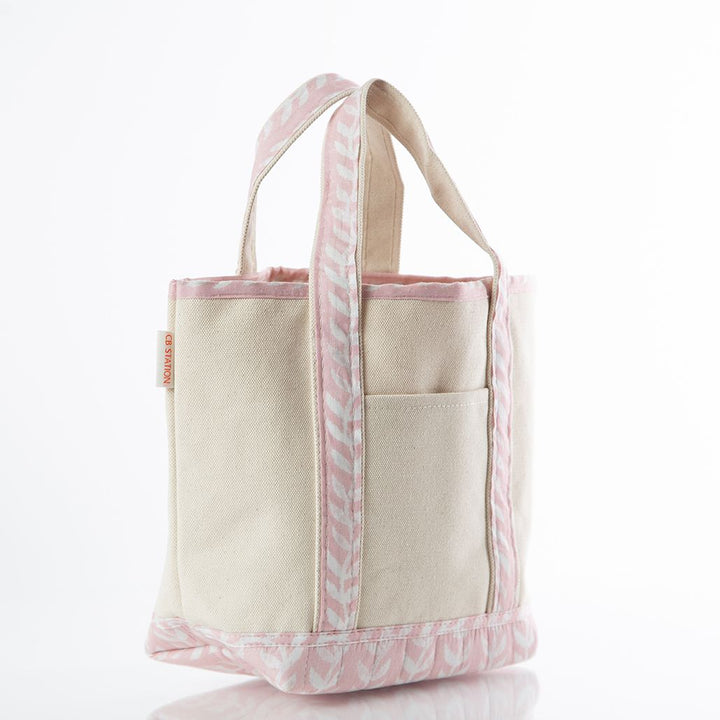 Block Print Handy Open Tote