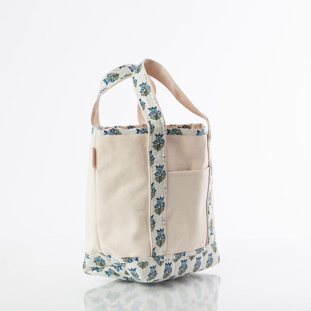 Block Print Handy Open Tote