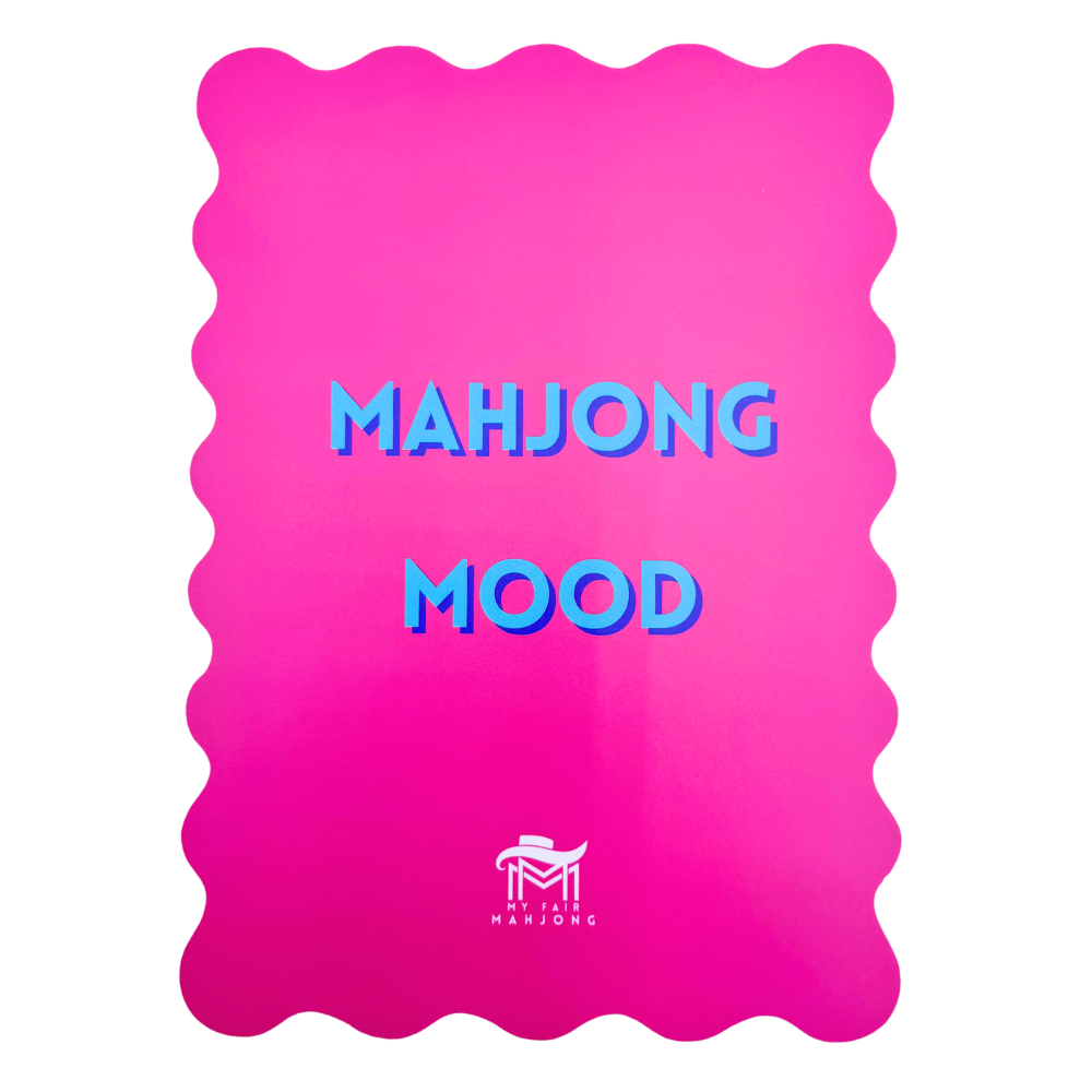 My Fair Mahjong Scalloped Edge Shuffle Card