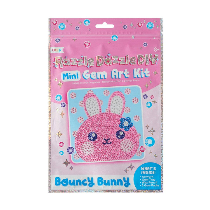 Ooly Razzle Dazzle D.I.Y.: Mini Gem Art Kit - Bouncy Bunny