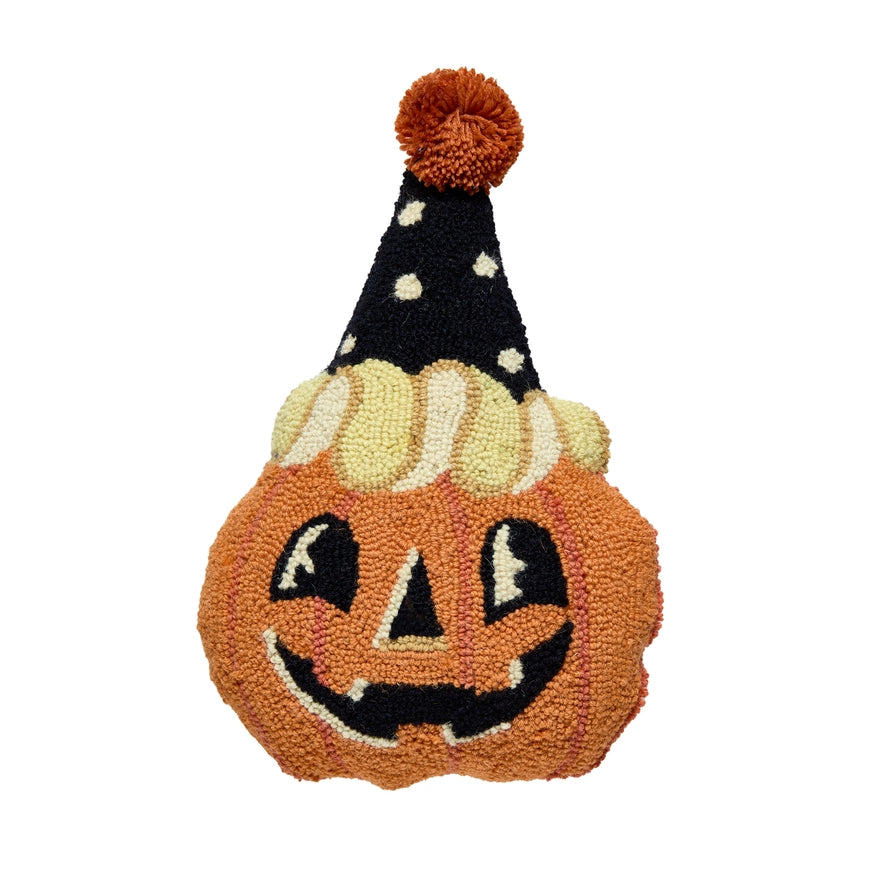 Peking Handicrafts Retro Pumpkin Shaped Hook Pillow