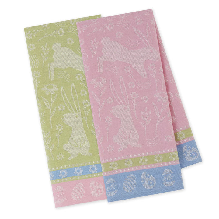 Single Bunny Meadows Jacquard Dishtowel (Styles May Vary)