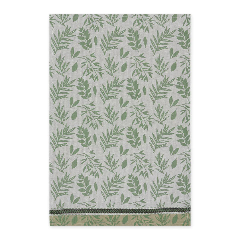 Single Garden Greens Jacquard Dishtowel (Styles May Vary)