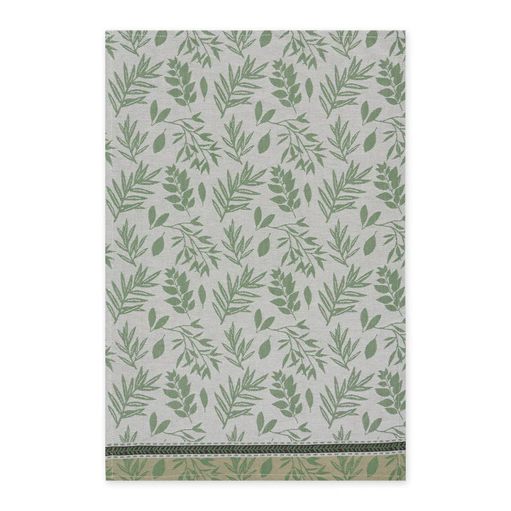 Single Garden Greens Jacquard Dishtowel (Styles May Vary)