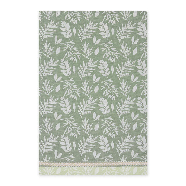 Single Garden Greens Jacquard Dishtowel (Styles May Vary)