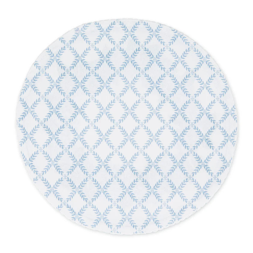 Hydrangea Wreath Printed Placemat