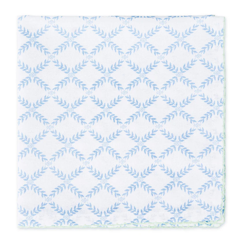 Blue Trellis Printed Napkin