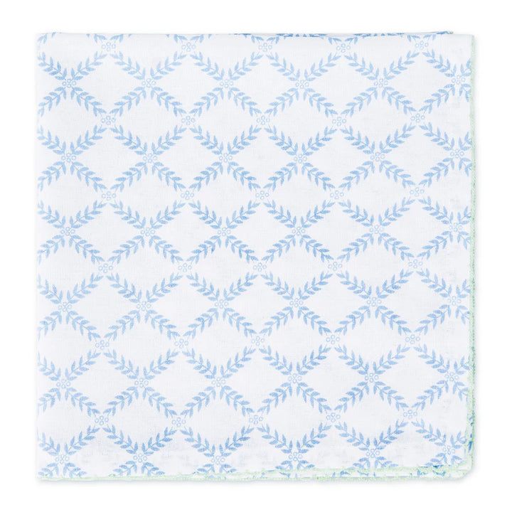 Blue Trellis Printed Napkin