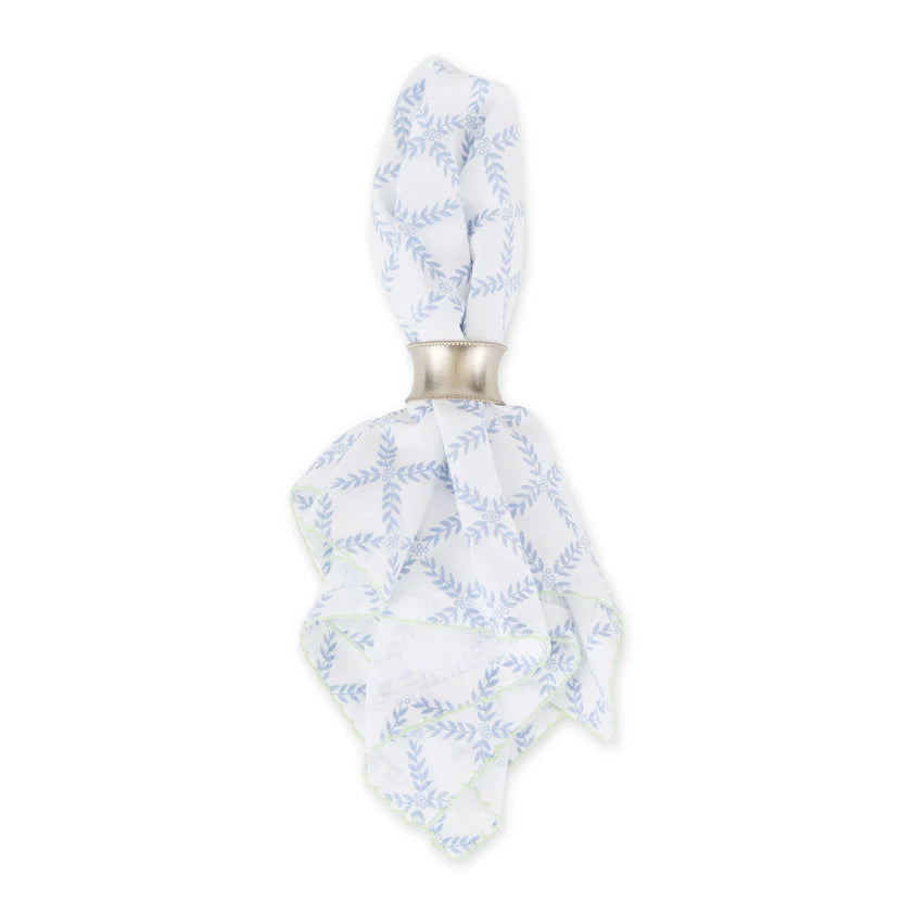 Blue Trellis Printed Napkin