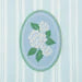 White Hydrangeas Embellished Dishtowel